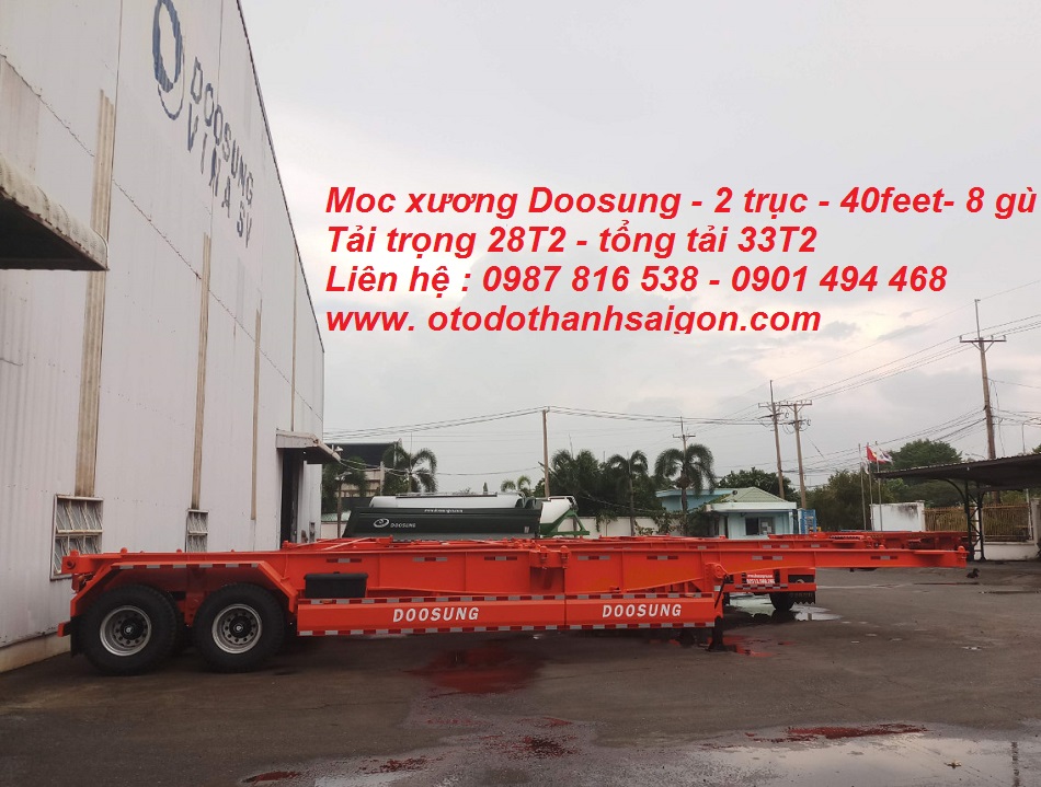 Móc xương doosung 2 trục 40feet