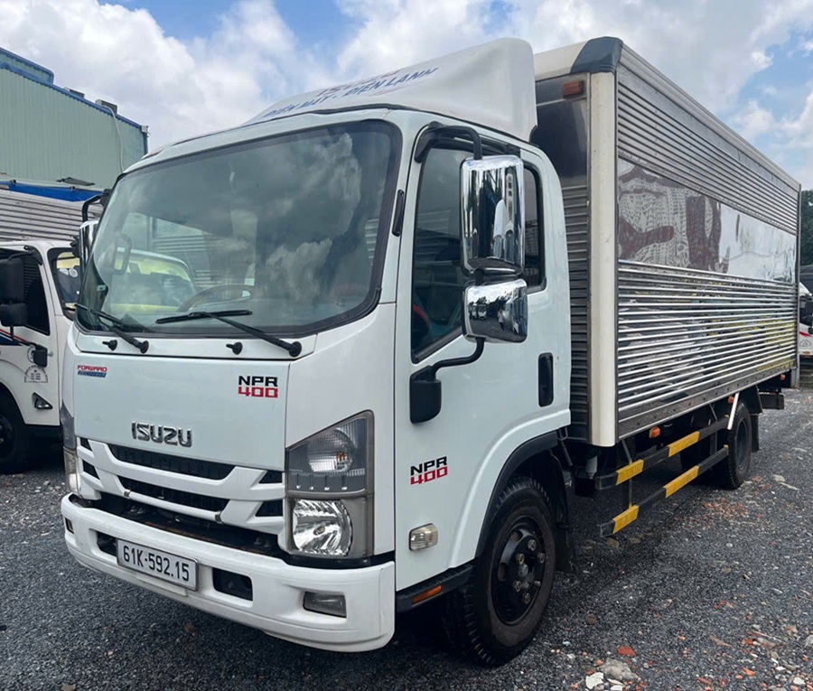 Xe tải cũ Isuzu NPR400 3T5 đời 2020